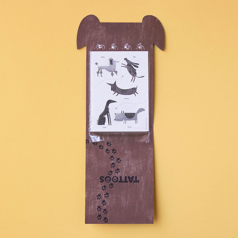 10 dog temporary tattoos